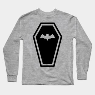 Black Vampire Coffin Long Sleeve T-Shirt